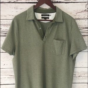 Light olive banana republic polo
